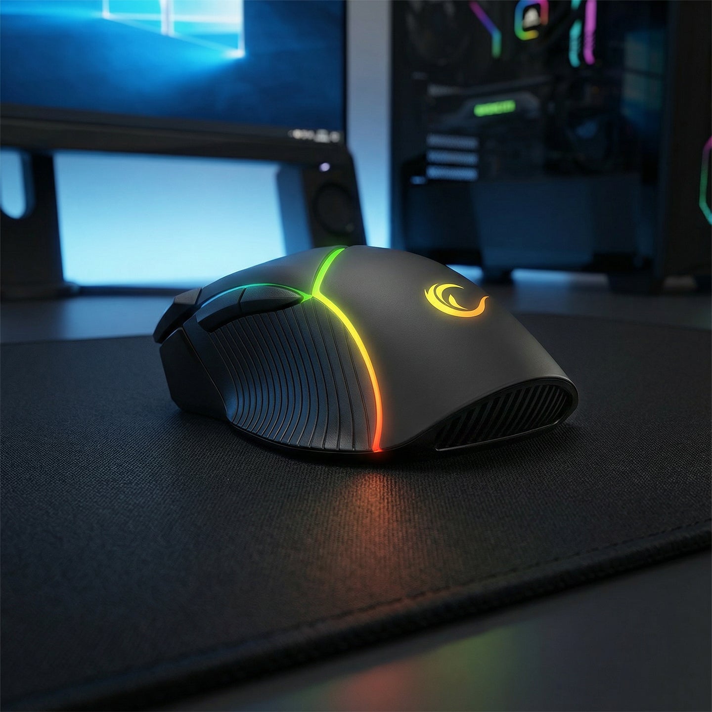 Smx-G39 Comfort 8 Macro + Extra Shooting Key RGB 12800 Dpi Gaming