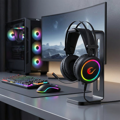 Stormy RGB 7.1 Gaming Headset-Black