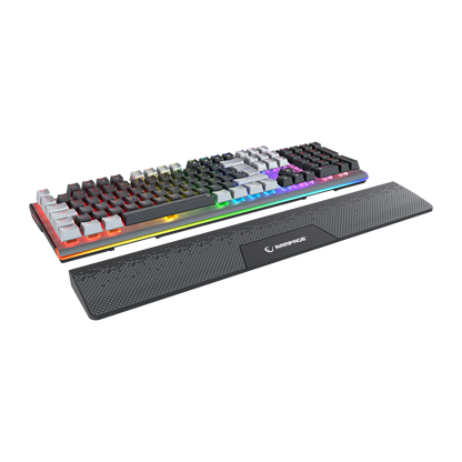 Carbon Pro Siyah/Gri Wireless OUTEMU Red Switch Gaming Oyuncu Klavyesi - Rampage