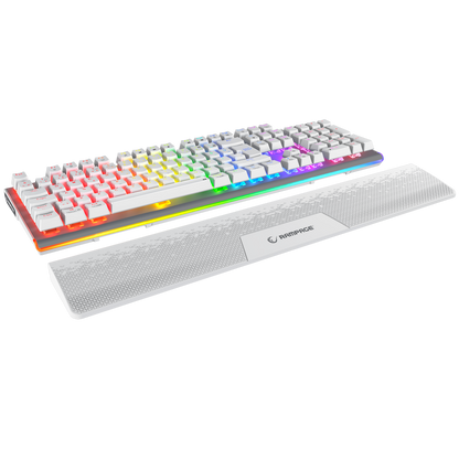 Carbon Beyaz Bilek Destekli Red Switch Gaming Oyuncu Klavyesi - Rampage