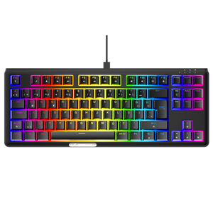 CLAW Siyah TKL BLUE SWITCH Mekanik Gaming Oyuncu Klavyesi - Rampage