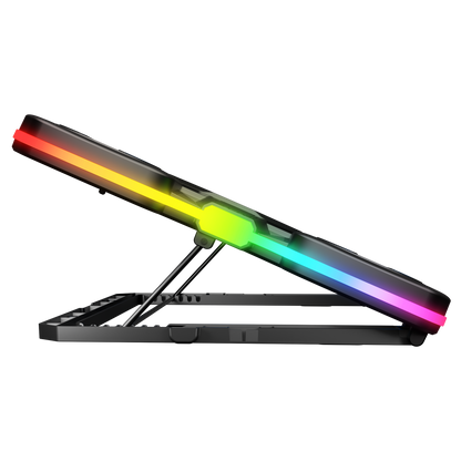 S50 Glacier RGB 11 Fanlı LCD Göstergeli Notebook Soğutucu Stand