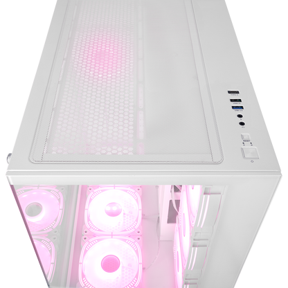 ARCTURUS Beyaz 750W 80 Plus Bronze  ATX Mid-T Gaming Oyuncu Kasası