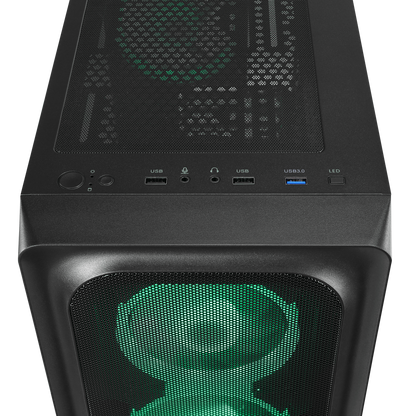 ARMOR V2 600W 80 Plus Bronze Temper Camlı 4*12cm RGB Fan Gaming Oyuncu Kasası - Rampage