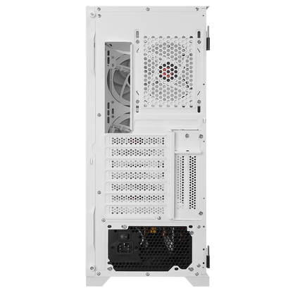 GLARE Mesh 650W 80+ Beyaz ATX Mid-T Gaming Oyuncu Kasası - Rampage
