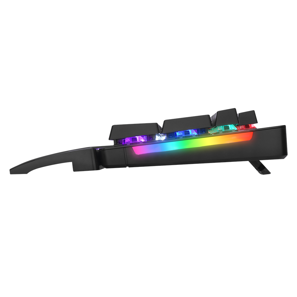 Kb-R86 Rainbow Red Switch Mekanik Oyuncu Klavyesi-Siyah – Rampage