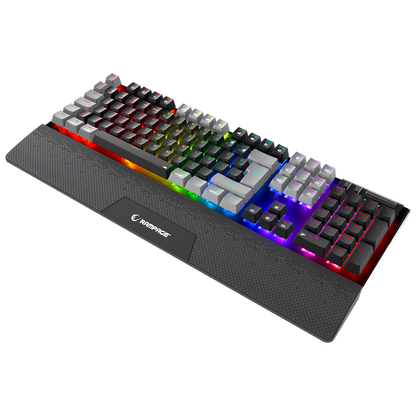 Carbon Pro Siyah/Gri Wireless OUTEMU Red Switch Gaming Oyuncu Klavyesi - Rampage