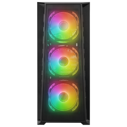 GLARE Mesh 650W 80+ Siyah ATX Mid-T Gaming Oyuncu Kasası - Rampage