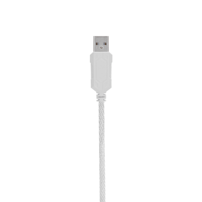 RM-K50 SELECT Beyaz Usb 7.1 RGB Ledli Gaming Oyuncu Mikrofonlu Kulaklık - Rampage