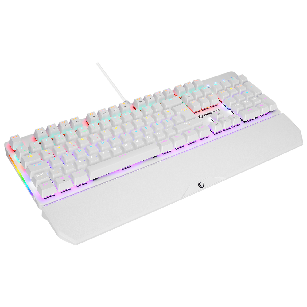 KB-R86 UMBRA - Kb-R86 Rainbow Red Switch Mekanik Oyuncu Klavyesi-Beyaz ...