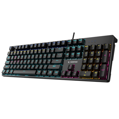 Nimbus Rainbow Red Switch Mekanik Oyuncu Klavyesi-Siyah