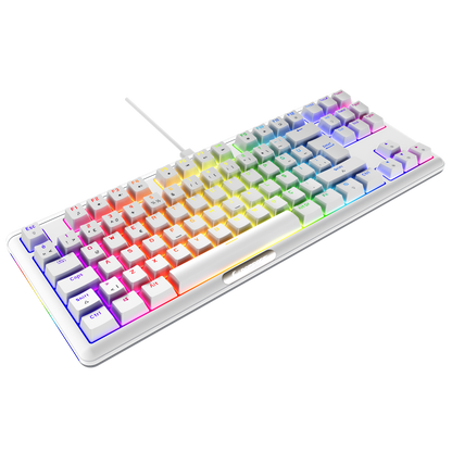 CLAW Beyaz TKL RED SWITCH Mekanik Gaming Oyuncu Klavyesi