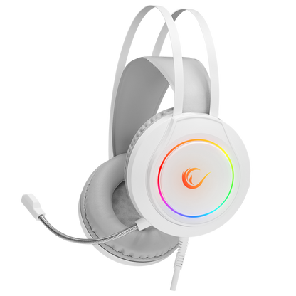 RM-K45 ORBIT-S Beyaz RGB Led 7.1 Gaming Mikrofonlu Oyuncu Kulaklığı - Rampage