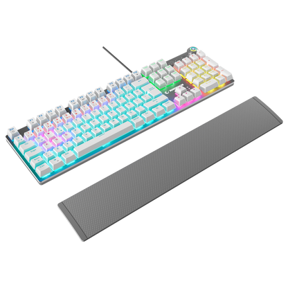 KB-R28 BLADE PLUS Beyaz Tam Türkçe Red Switch Gaming Klavye - Rampage