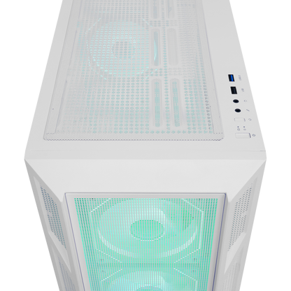HUMBLE Beyaz Mesh 650W 80 Plus Bronze ATX Mid-T Gaming Oyuncu Kasası