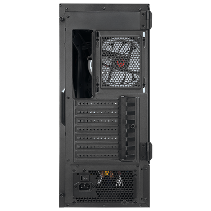 X-HORSE 850W 80+ 4*12cm ARGB Fan+Kontrolcü Manyetik Temperli Camlı Mid-T Gaming Oyuncu Kasası - Rampage