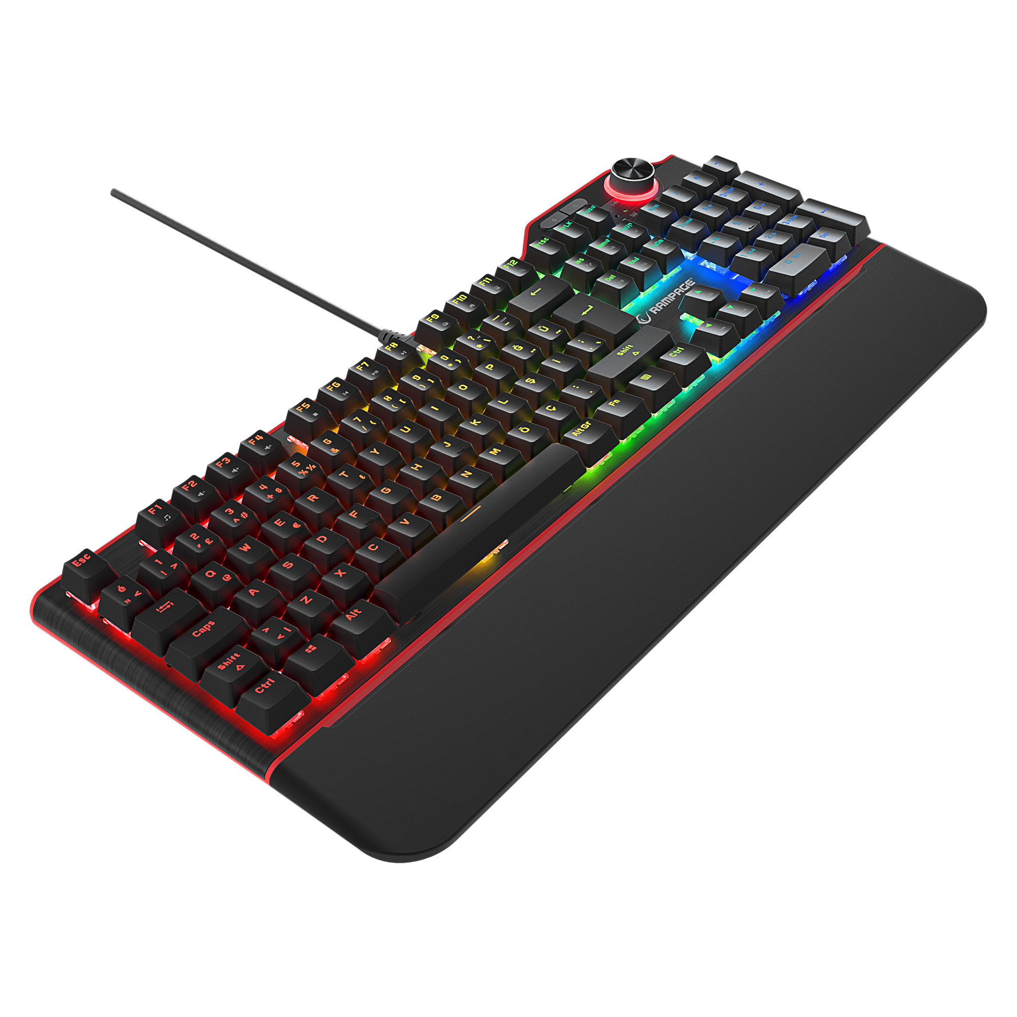 Hydra R6 Gaming Pro Blue Switch Aluminyum Kaplama Multimedia Mekanik Klavye