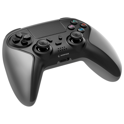 Tactic Metalik Siyah Bluetooth Çift Titreşimli PS4-Gamepad Joypad - Rampage