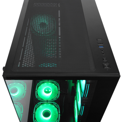 ARCTURUS Temperli Camlı 750W 80 Plus Bronze Siyah ATX Mid-T Gaming Oyuncu Kasası