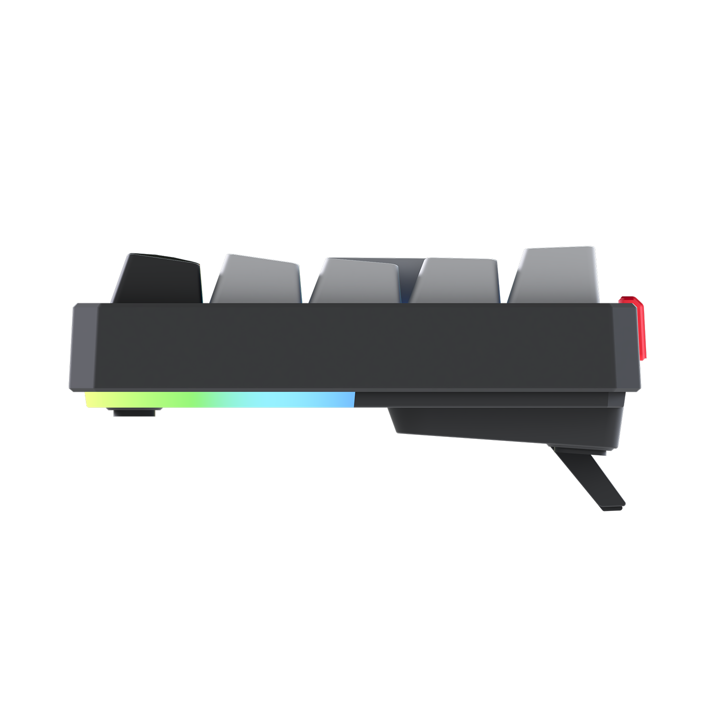 YORU MINI PRO Siyah/Gri 2.4ghz OUTEMU Red Switch Mekanik Oyuncu Klavye - Rampage