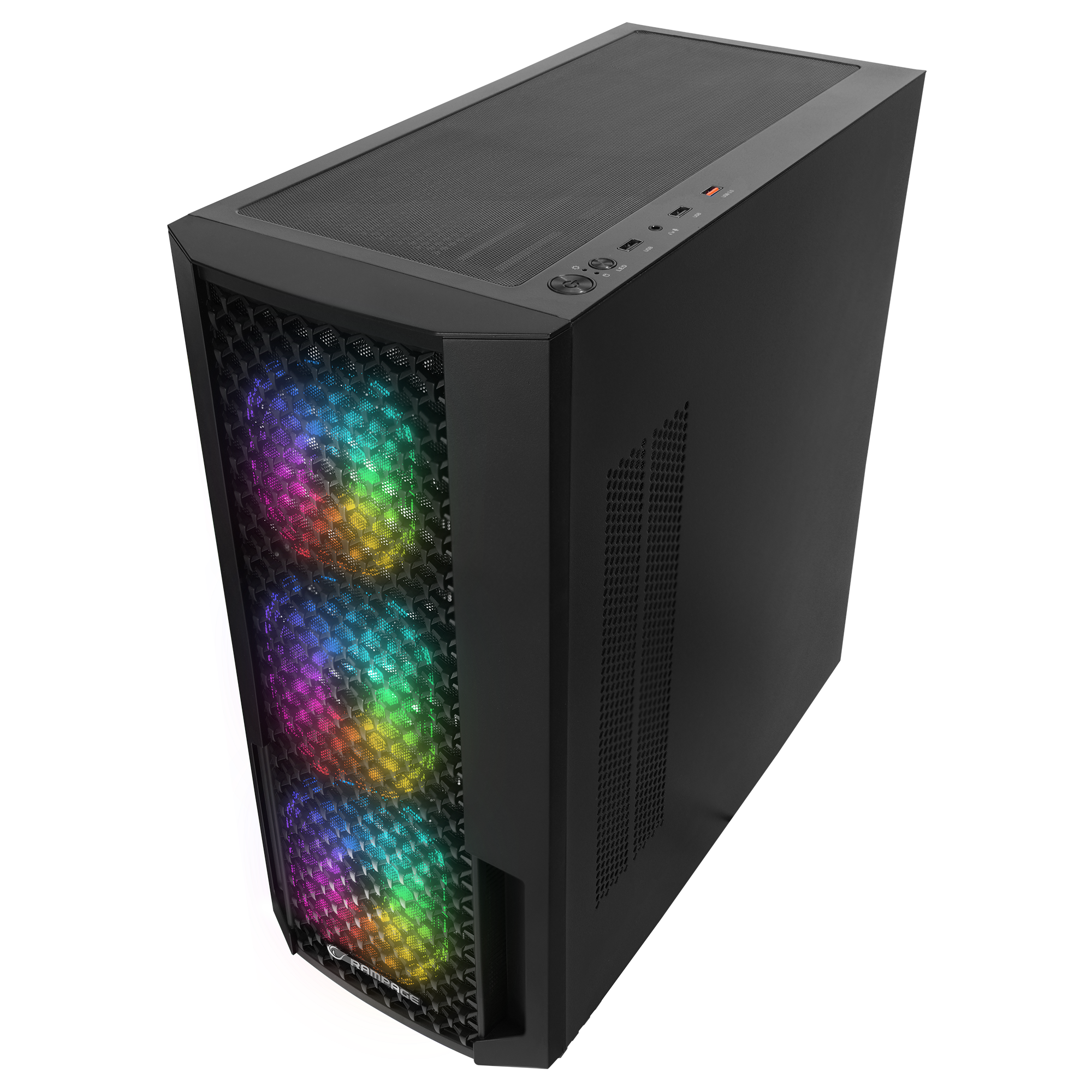 Shelop Mesh+Temperli Cam 4xARGB Infinity Fan E-Atx Mid-T Oyuncu Kasası