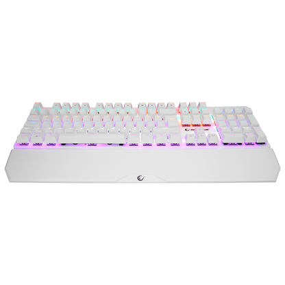 Kb-R86 Rainbow Red Switch Mekanik Oyuncu Klavyesi-Beyaz