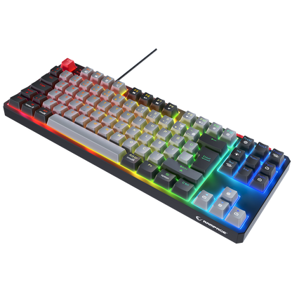 YORU TKL Gri/Siyah OUTEMU Red Switch Mekanik Gaming Oyuncu Klavye - Rampage
