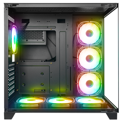 ARCTURUS Temperli Camlı 750W 80 Plus Bronze Siyah ATX Mid-T Gaming Oyuncu Kasası