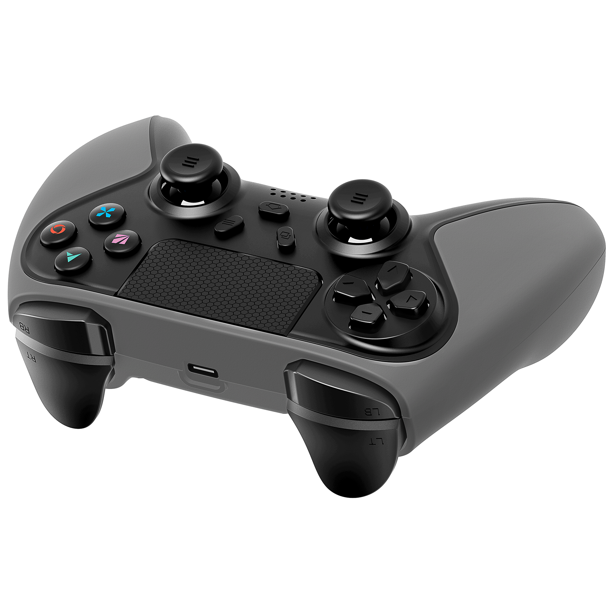Tactic Metalik Siyah Bluetooth Çift Titreşimli PS4-Gamepad Joypad