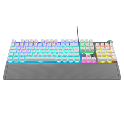 KB-R28 BLADE PLUS Beyaz Tam Türkçe Red Switch Gaming Klavye - Rampage