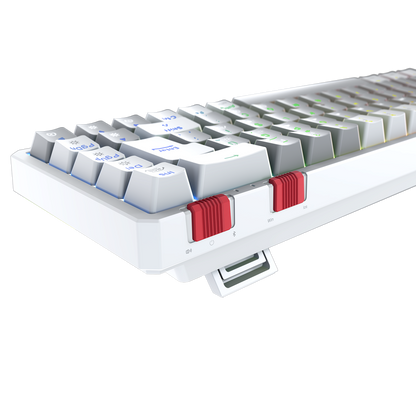 YORU MINI Gri/Beyaz OUTEMU Red Switch Mekanik Gaming Oyuncu Klavye - Rampage