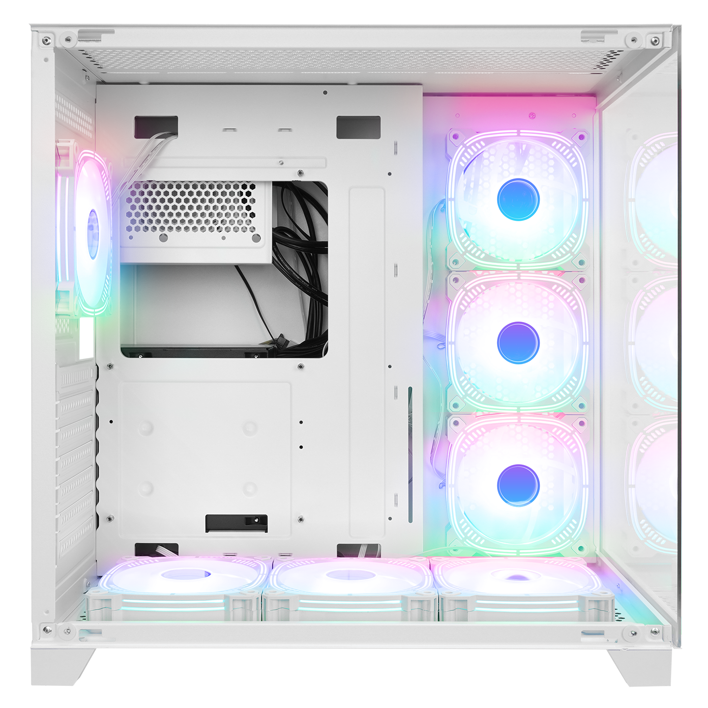 ARCTURUS Beyaz 750W 80 Plus Bronze  ATX Mid-T Gaming Oyuncu Kasası