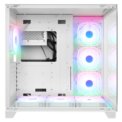ARCTURUS Beyaz 750W 80 Plus Bronze  ATX Mid-T Gaming Oyuncu Kasası