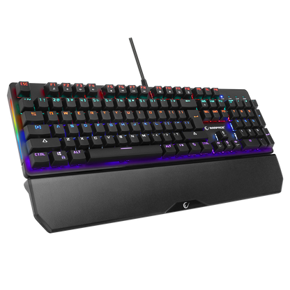 KB-R86 UMBRA Siyah Blue Switch US Layout Mekanik Gaming Oyuncu Klavye - Rampage