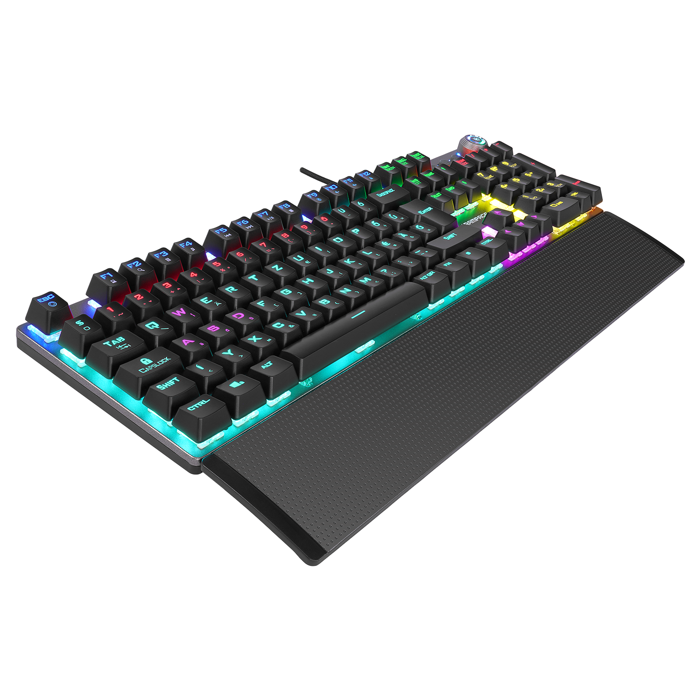 KB-R28 BLADE PLUS Siyah/Gümüş Macaristan Alfabesi  Blue Switch Mekanik Gaming Klavye