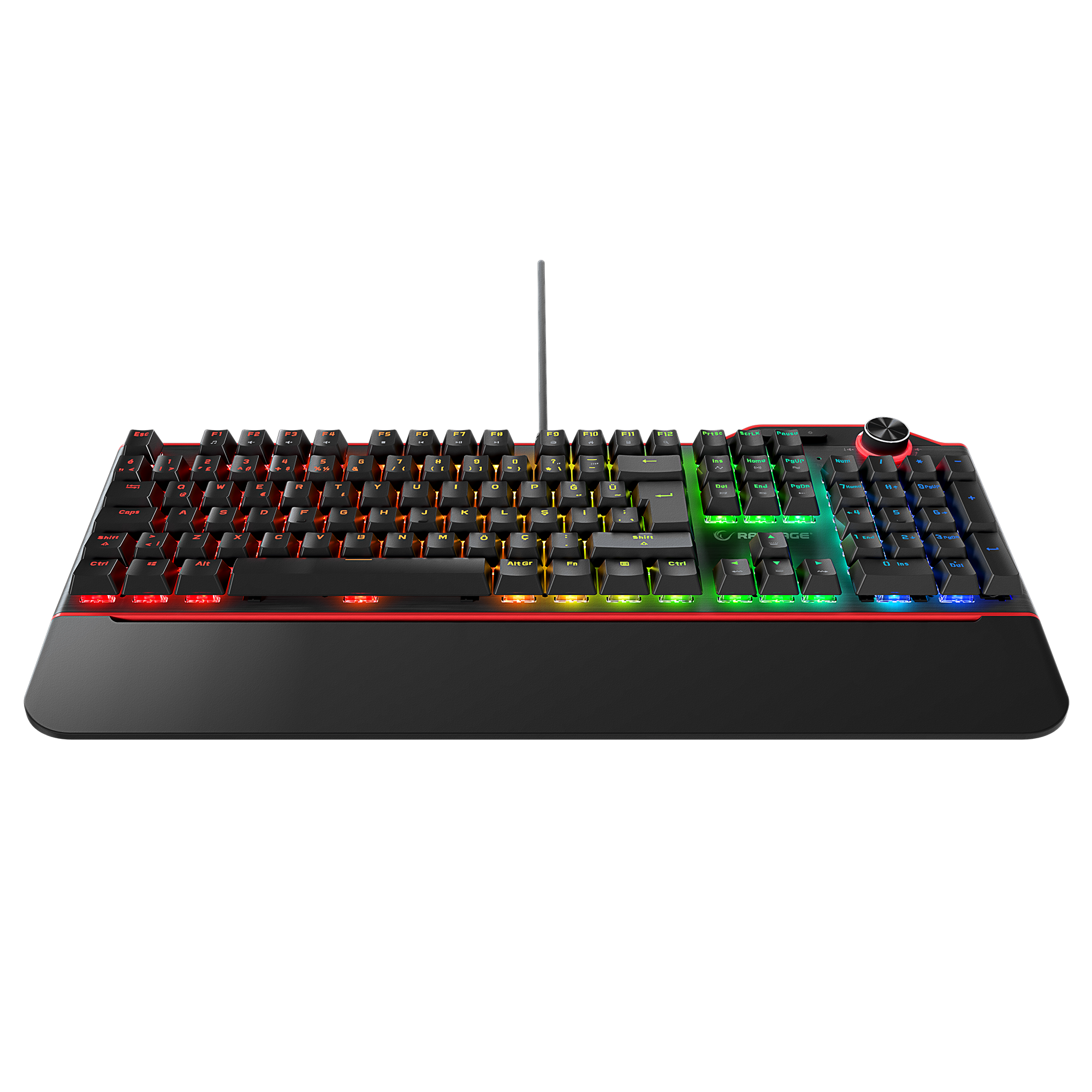 Hydra R6 Gaming Pro Blue Switch Aluminyum Kaplama Multimedia Mekanik Klavye