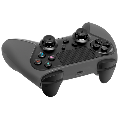 Tactic Metalik Siyah Bluetooth Çift Titreşimli PS4-Gamepad Joypad - Rampage