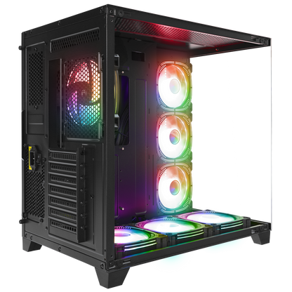 ARCTURUS Temperli Camlı 750W 80 Plus Bronze Siyah ATX Mid-T Gaming Oyuncu Kasası