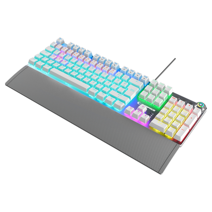 KB-R28 BLADE PLUS Beyaz Tam Türkçe Red Switch Gaming Klavye - Rampage
