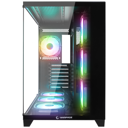 ARCTURUS Temperli Camlı 750W 80 Plus Bronze Siyah ATX Mid-T Gaming Oyuncu Kasası