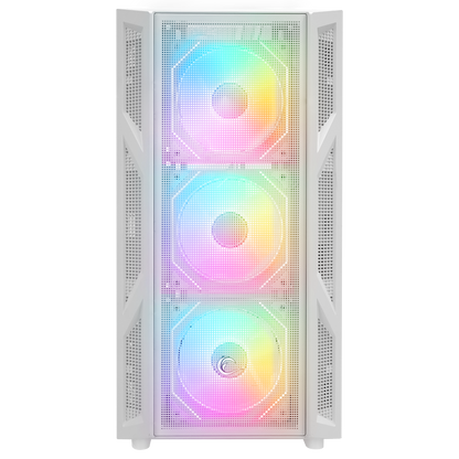 HUMBLE Beyaz Mesh 650W 80 Plus Bronze ATX Mid-T Gaming Oyuncu Kasası