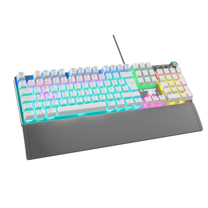 KB-R28 BLADE PLUS Beyaz Tam Türkçe Red Switch Gaming Klavye - Rampage