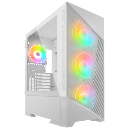 INSPIRER Mesh 650W 80+ Beyaz ATX Mid-T Gaming Oyuncu Kasası - Rampage
