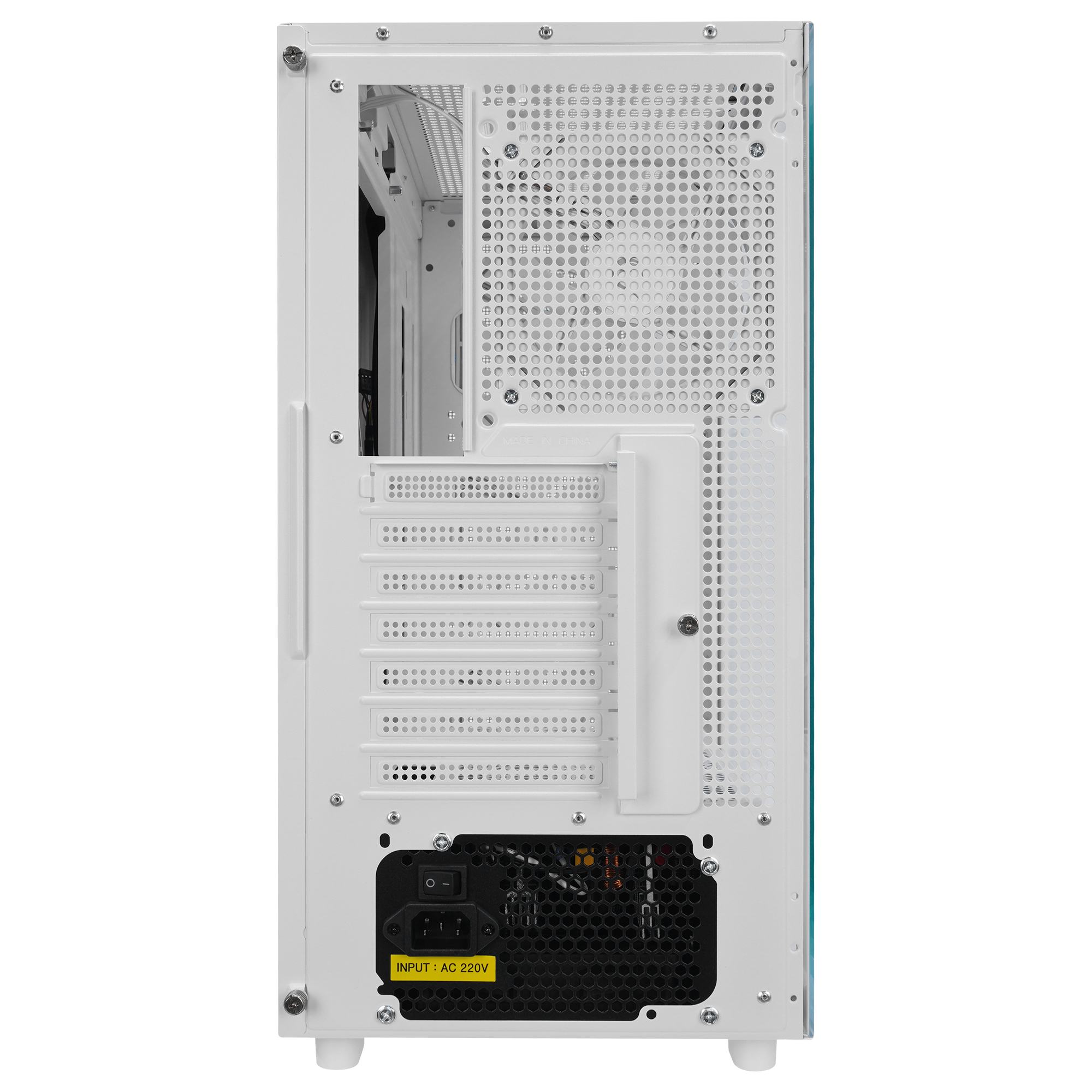 HUMBLE Beyaz Mesh 650W 80 Plus Bronze ATX Mid-T Gaming Oyuncu Kasası