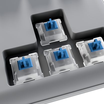 CLAW Beyaz TKL BLUE SWITCH Mekanik Gaming Oyuncu Klavyesi - Rampage