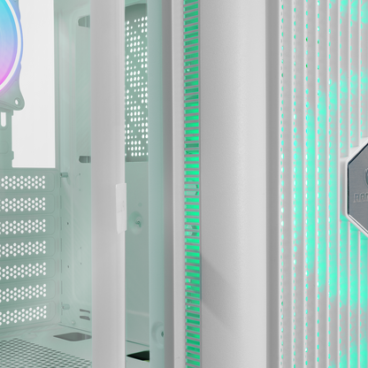 PROLIX Mesh 650W 80+ Beyaz ATX Mid-T Gaming Oyuncu Kasası - Rampage