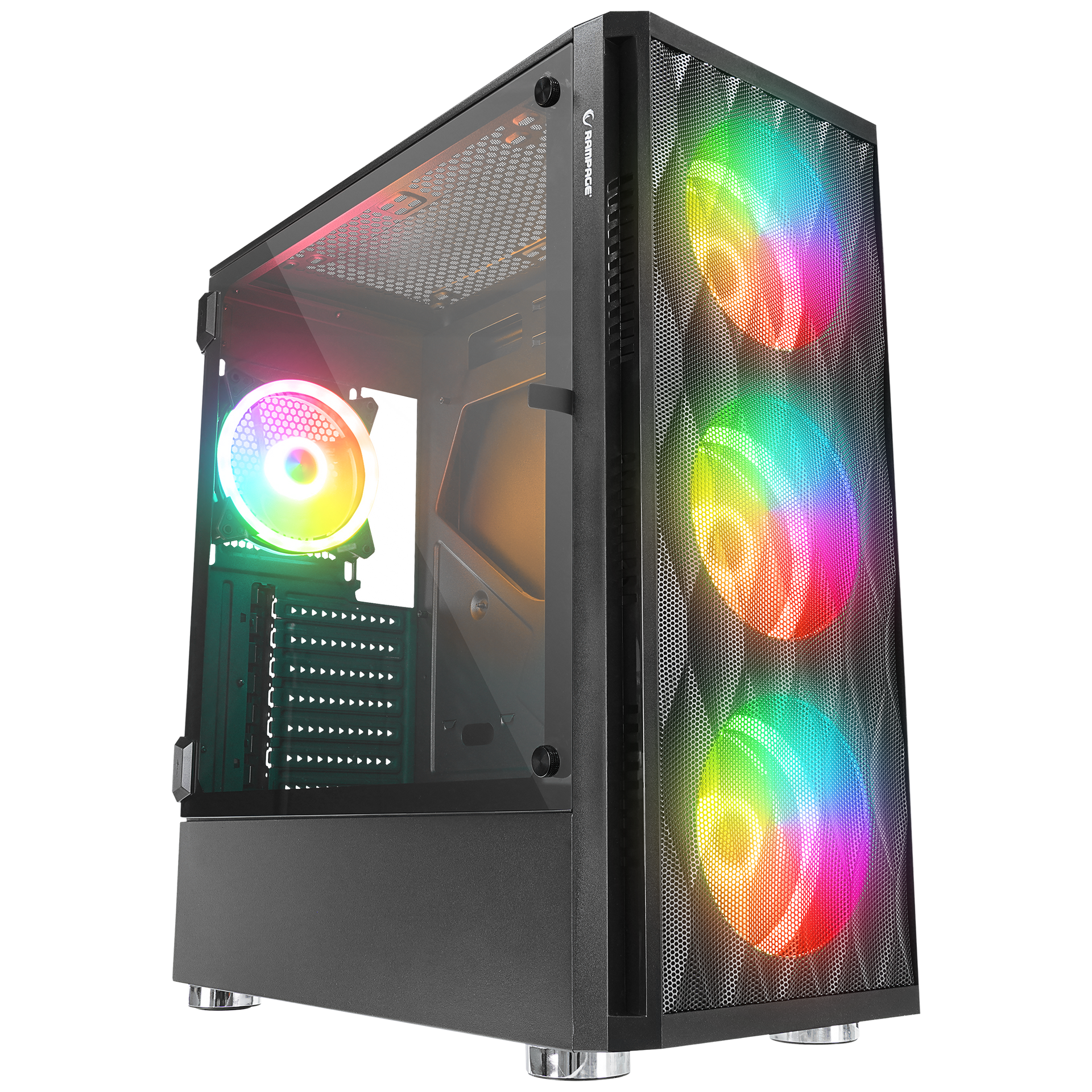 X-Horse 850W 80+ 4x12cm ARGB Fan+Kontrolcü Manyetik Temperli Cam