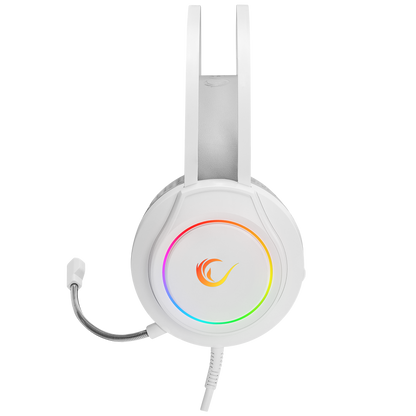 RM-K45 ORBIT-S Beyaz RGB Led 7.1 Gaming Mikrofonlu Oyuncu Kulaklığı - Rampage