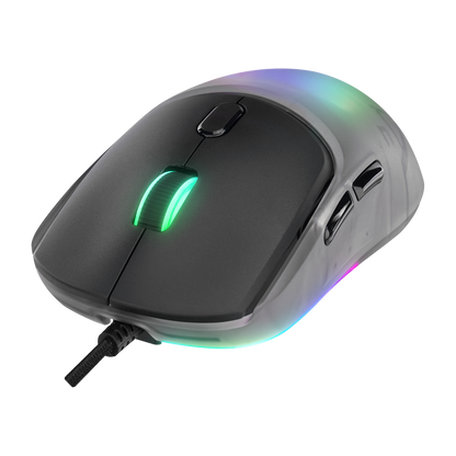 Hyalo M1 Siyah Değiştirilebilir 3 Kapaklı RGB 12000 DPI Gaming Oyuncu Mouse