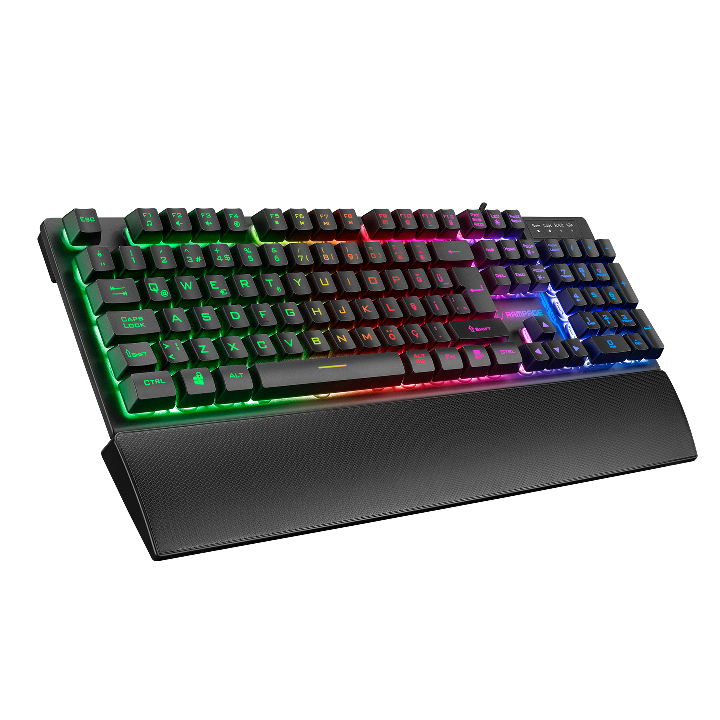 KM-RX7 FORTUNA Siyah Gaming Combo Q Gaming Klavye + 6400 dpi Mouse